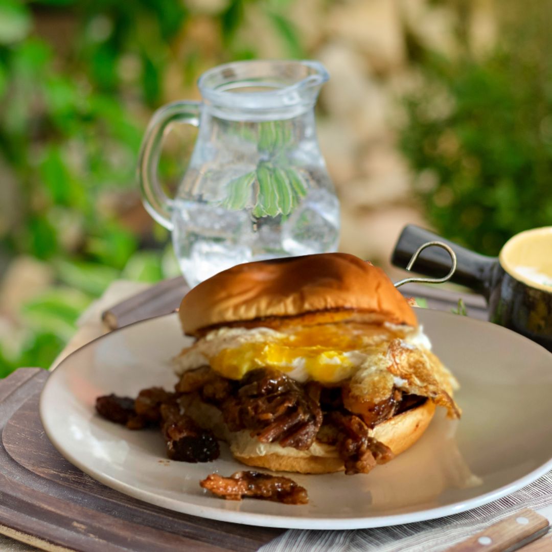 BASTE BBQ Breakfast Brisket Sandwich