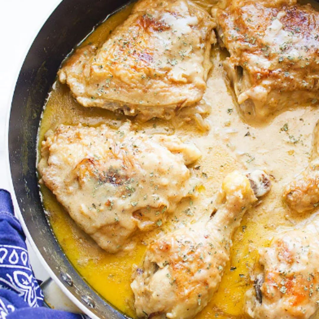 BASTE Smothered chicken recipe