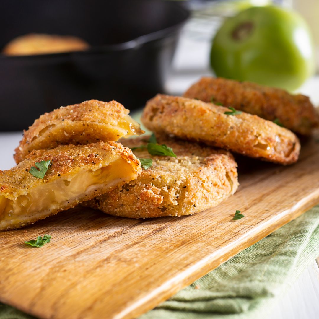 Baste Southern Fried Green Tomatoes