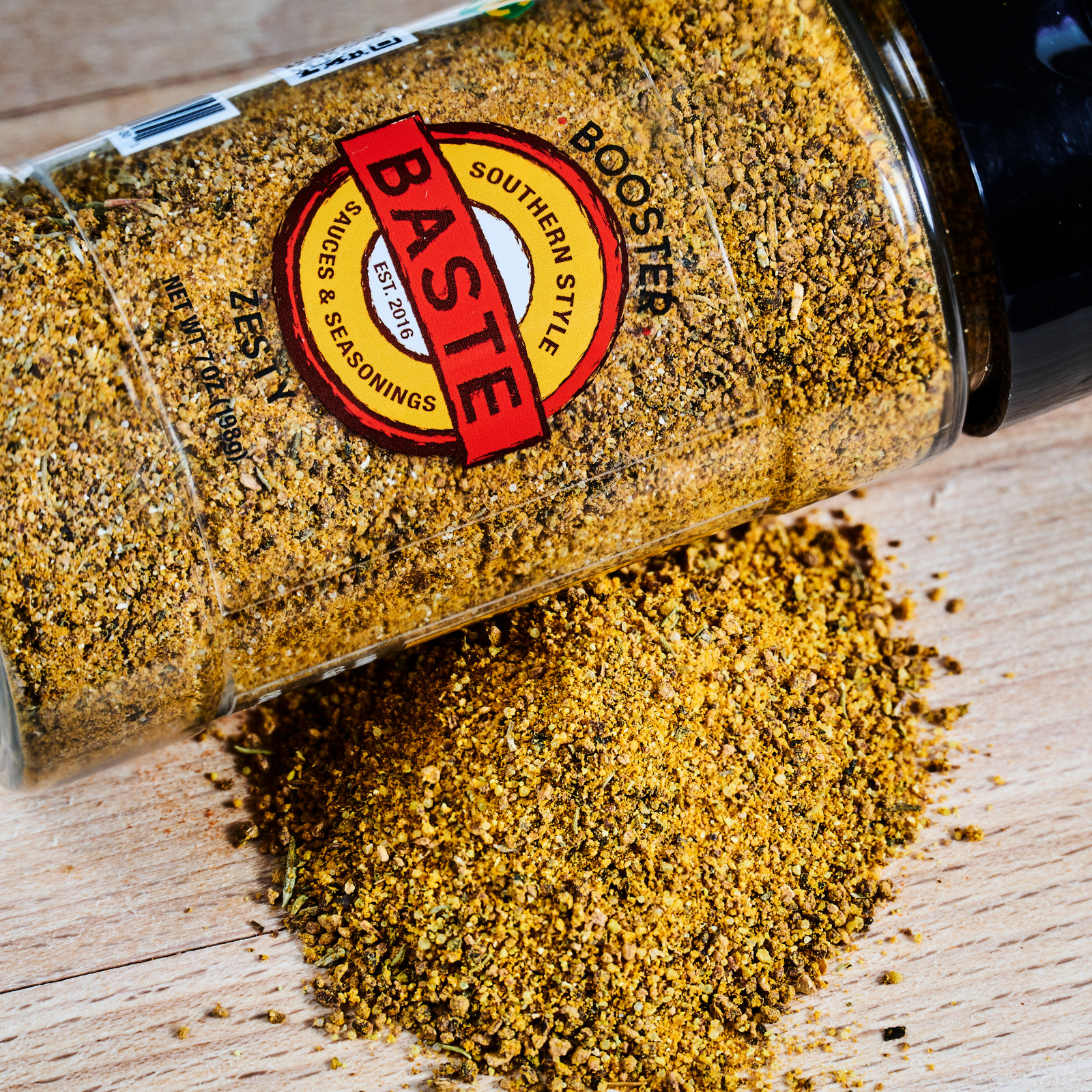 Baste Zesty Booster Bottle and Loose Seasoning