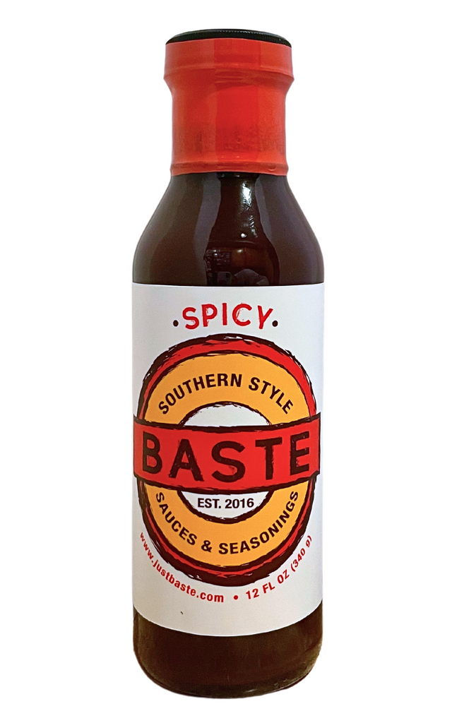 Bottle of Baste Spicy Sauce