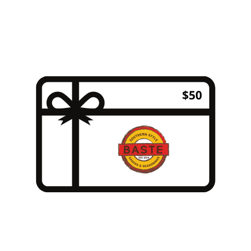 Gift Card - Sauce for BBQ - Baste Southern Style BBQ Sauce - Homemade BBQ Sauce - Just Baste